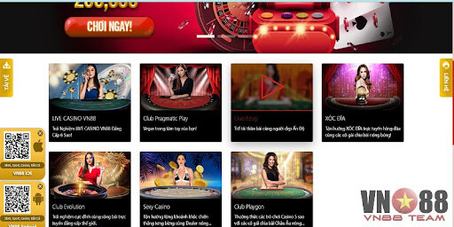 Casino tại VN88 đa dạng các sảnh live trực tuyến cho anh em lựa chọn